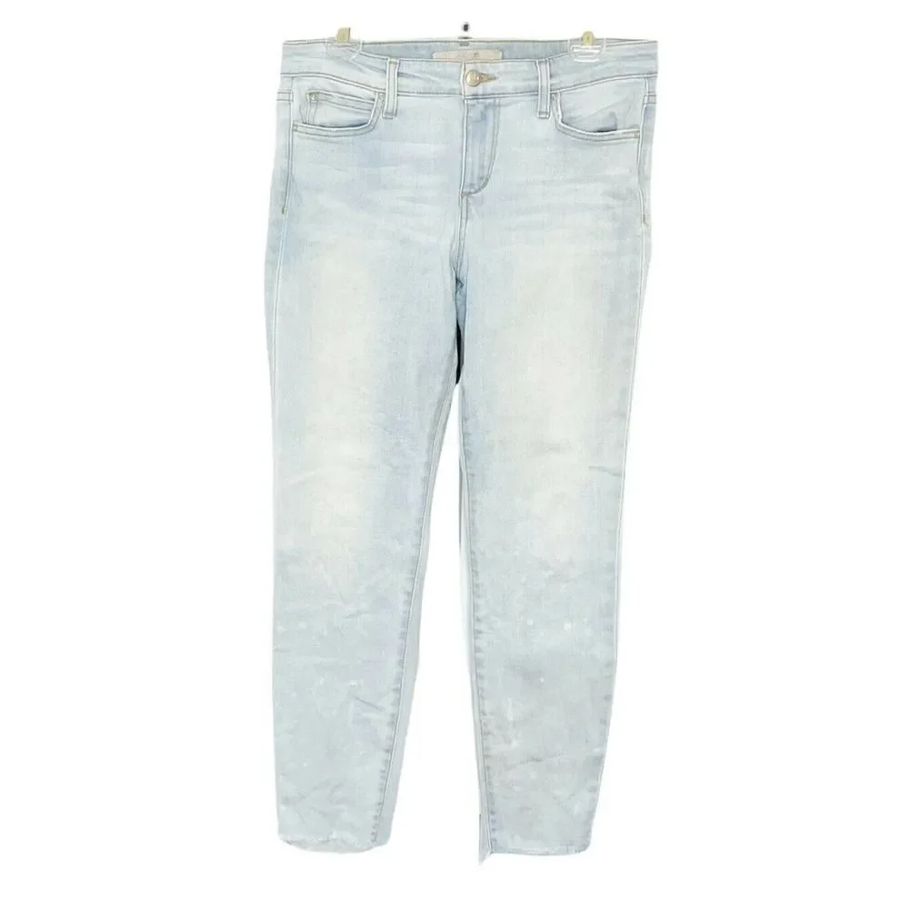 Joe’s Jeans Collector's Edition The Icon Mid Rise Skinny Crop Frayed Jeans 29